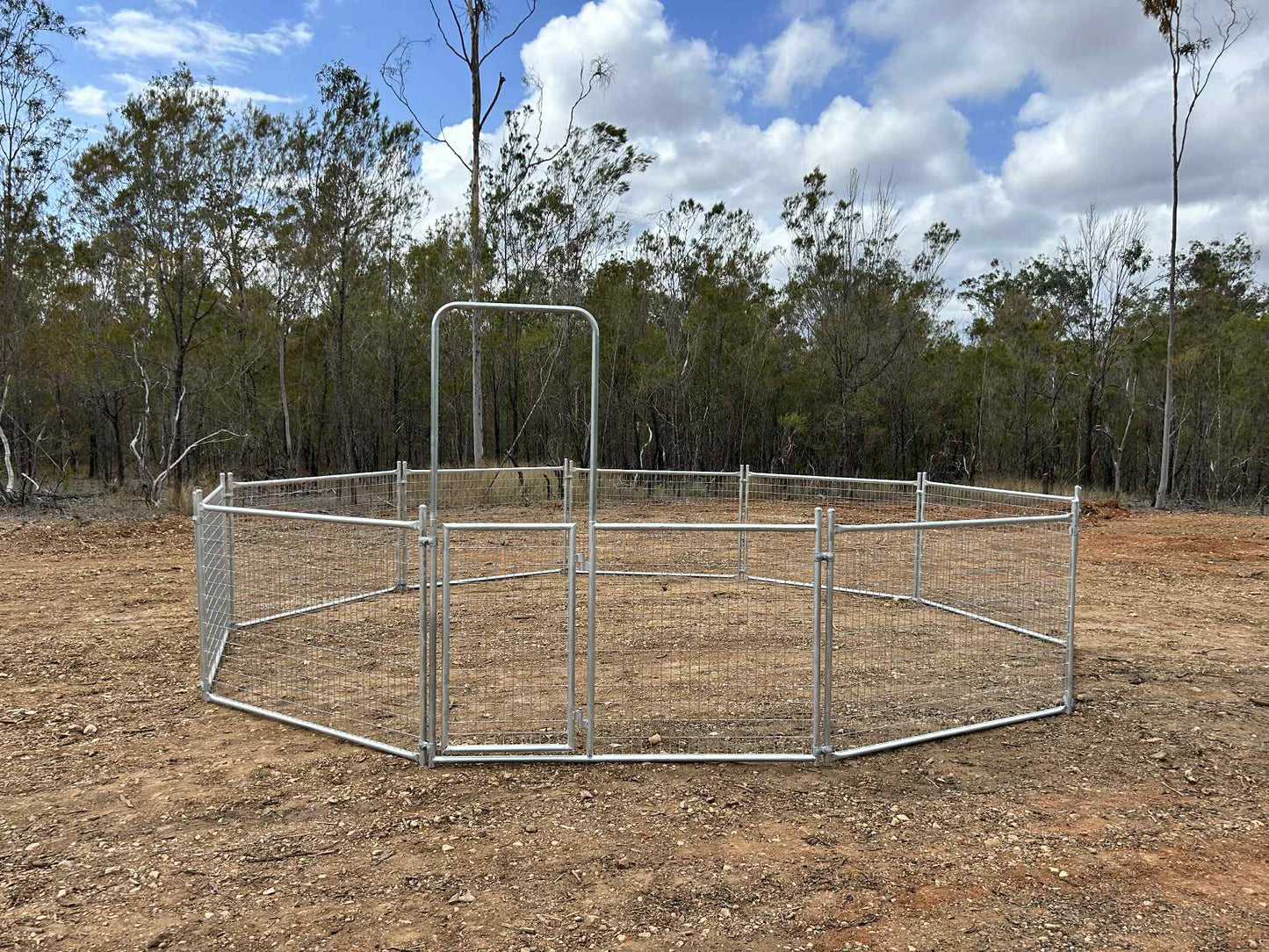 Galvanised Puppy Panel H 1200mm x W 1800mm