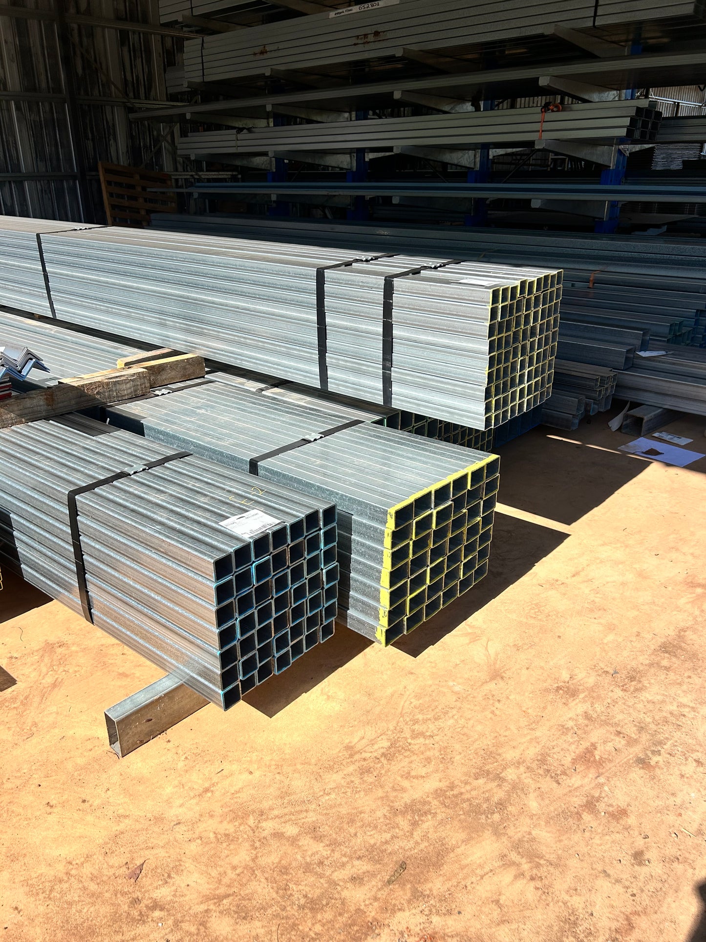 Galvanised RHS - 75mm x 50mm x 2mm x 8m