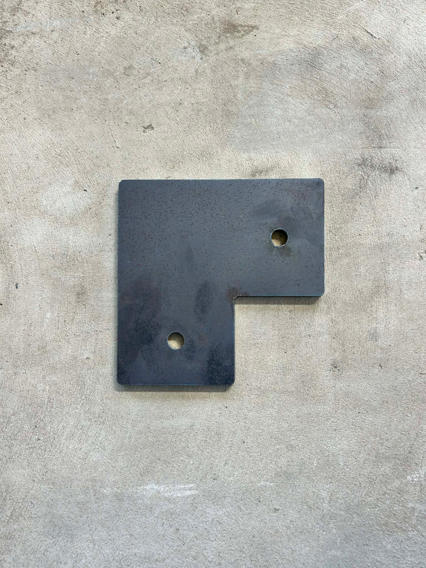100x100 RHS Corner Plate - 8mm Thick