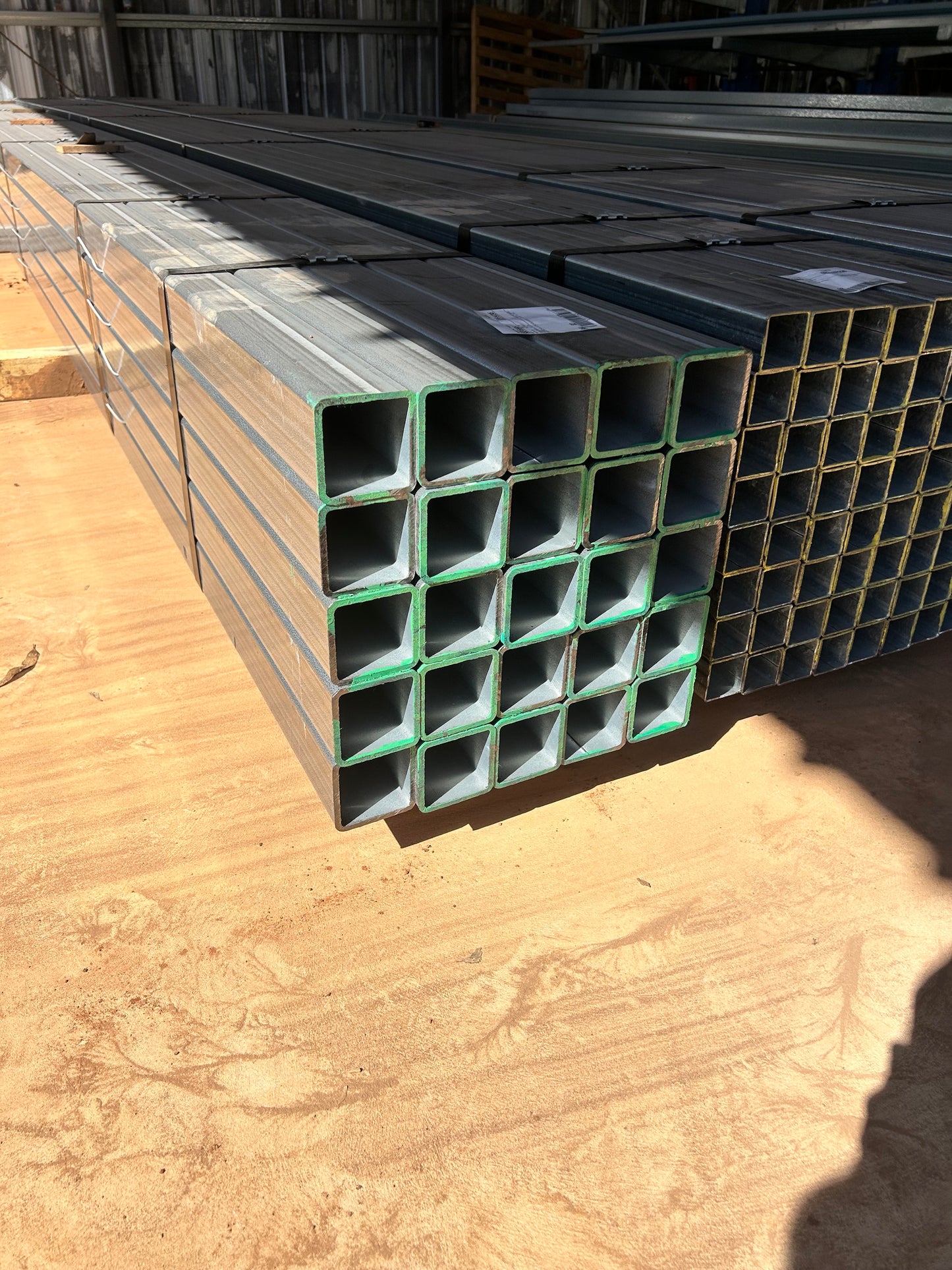 Galvanised SHS - 75mm x 75mm x 4mm x 8m