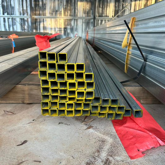 Galvanised SHS 25mm x 25mm x 3mm x 6.5m
