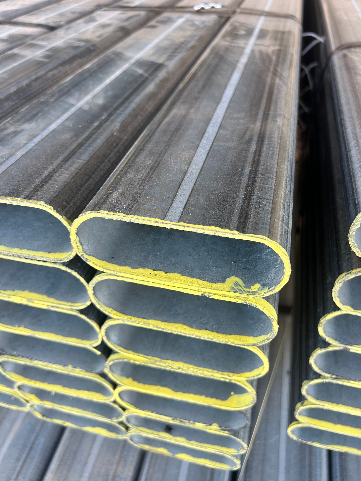 Galvanised Cattle Rail - 115mm x 42mm x 2mm x 6.1m