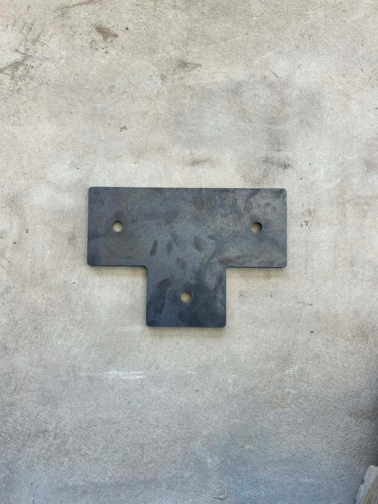 100x100 RHS Standard Tee Plate - 8mm Thick