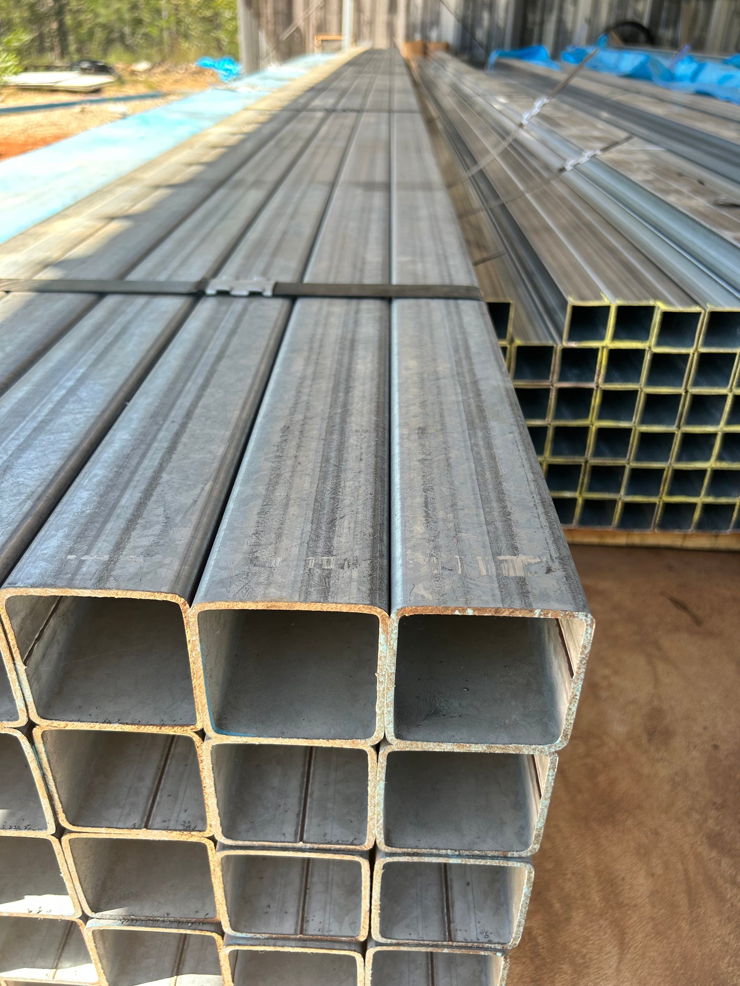 Galvanised SHS - 75mm x 75mm x 3mm x 8m