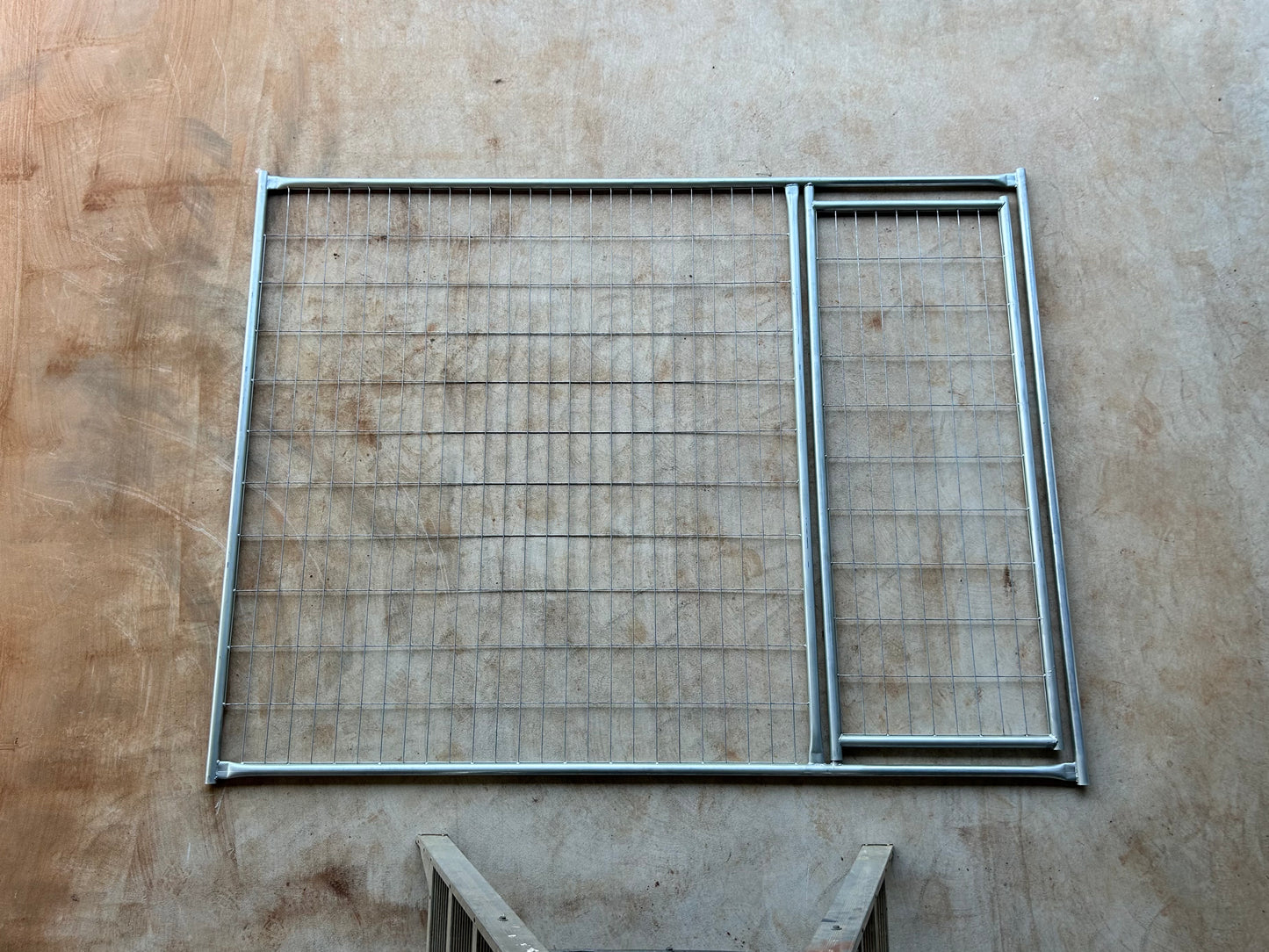 Galvanised Dog Gate - 1800mm H x 2400mm W