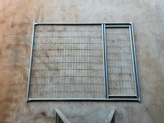 Galvanised Dog Gate - 1800mm H x 2400mm W