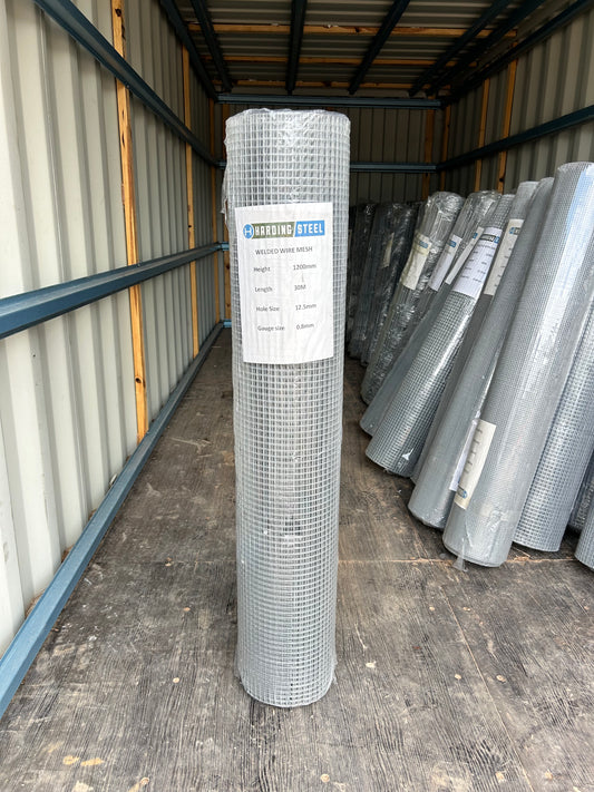 Aviary Mesh, 12.5mm x 12.5mm Grid, 1.2m H, Length 30m Roll