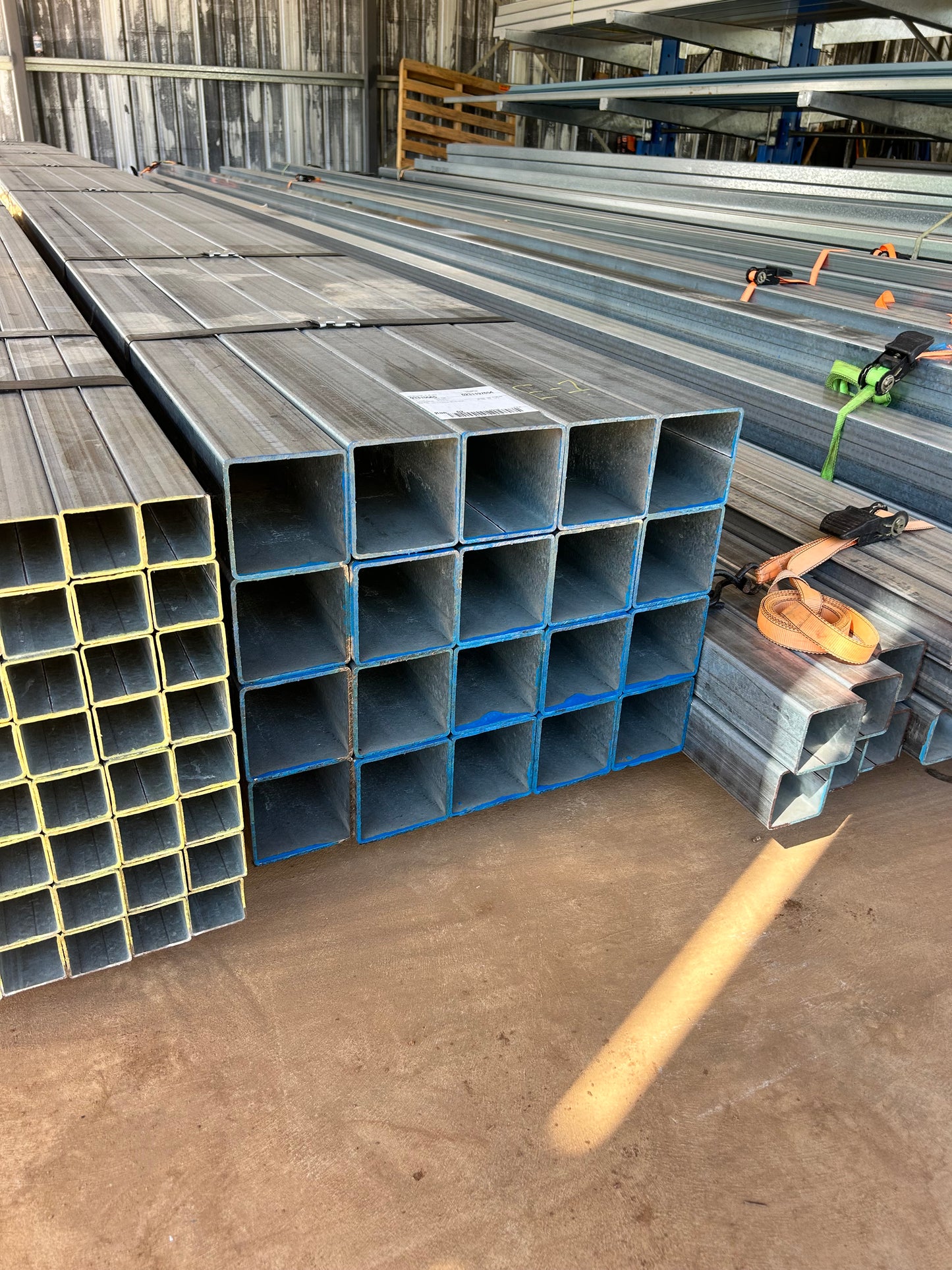 Galvanised SHS - 100mm x 100mm x 3mm x 8m