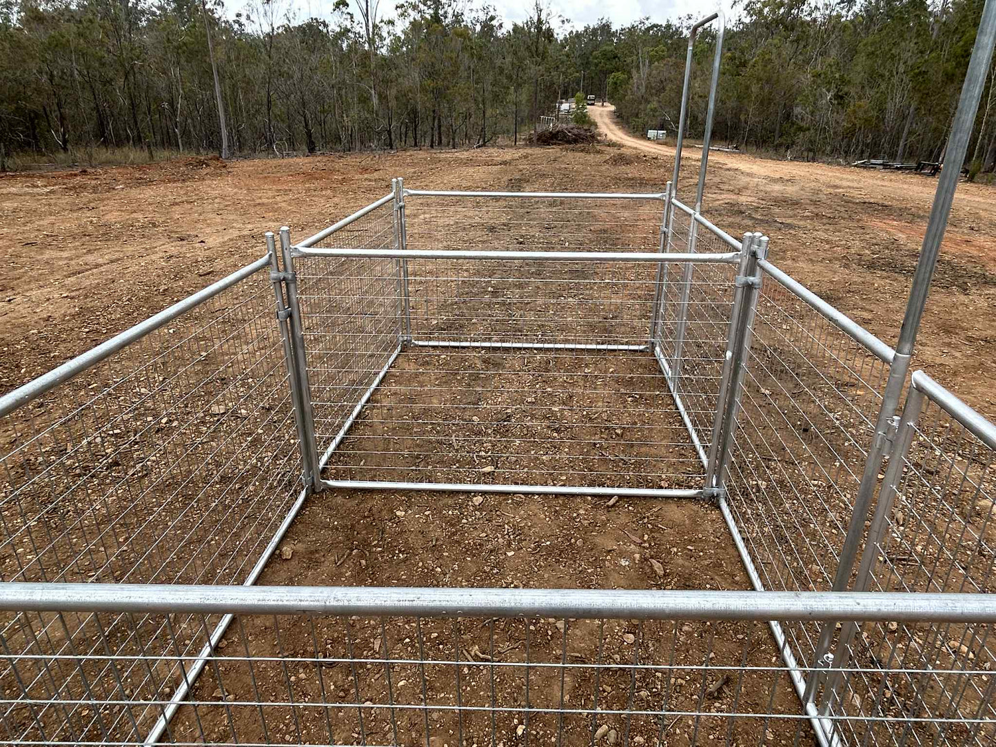 Galvanised Puppy Panel H 1200mm x W 1800mm