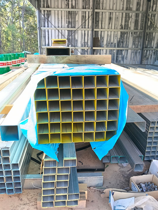 Galvanised SHS - 65mm x 65mm x 2mm x 8m