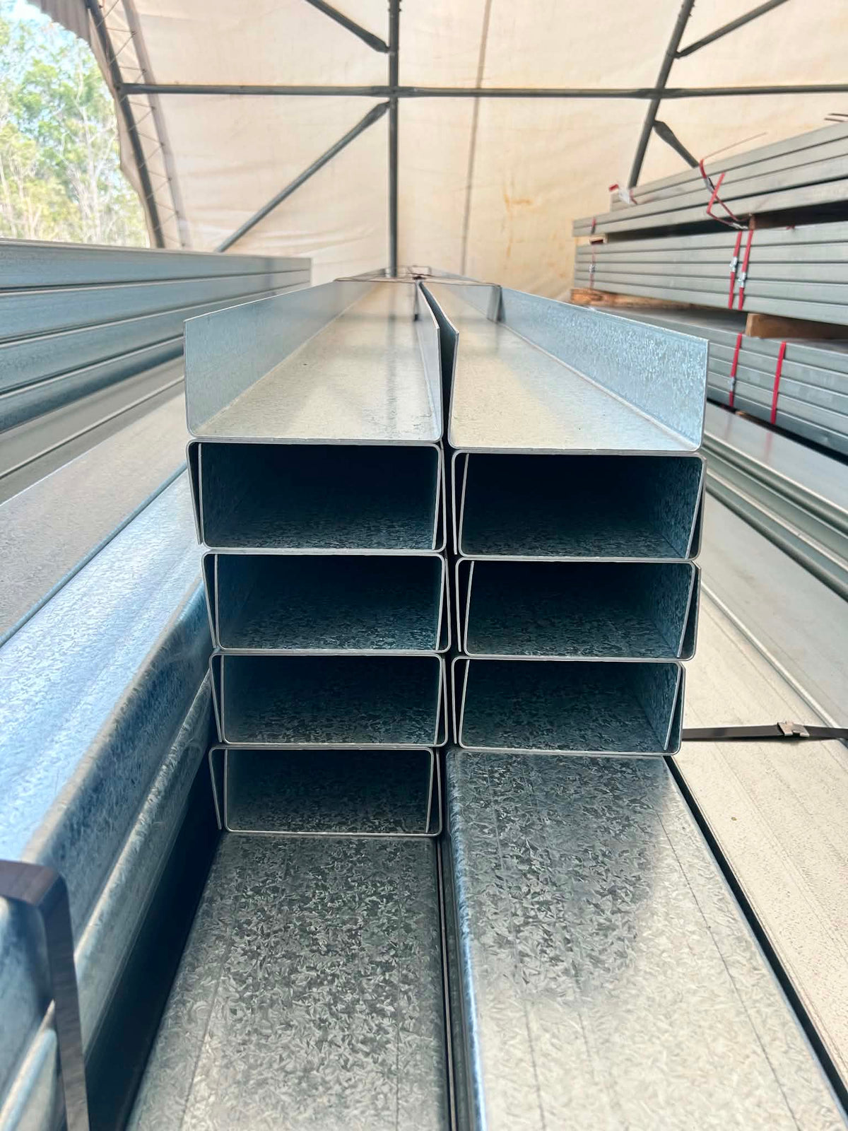 Galvanised Nesting Channel - NC150 1.9mm x 8.1m